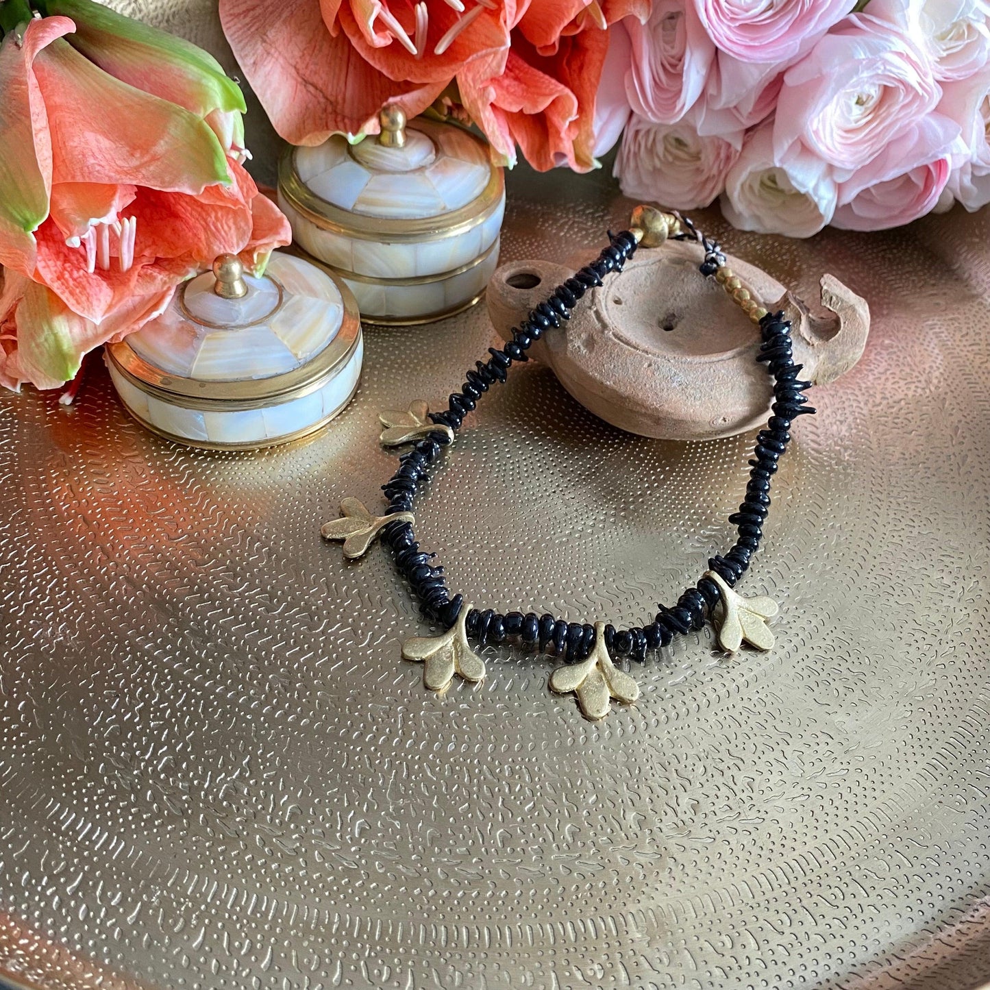 COLLIER" MALTE" - Noir Lèse-Majesté