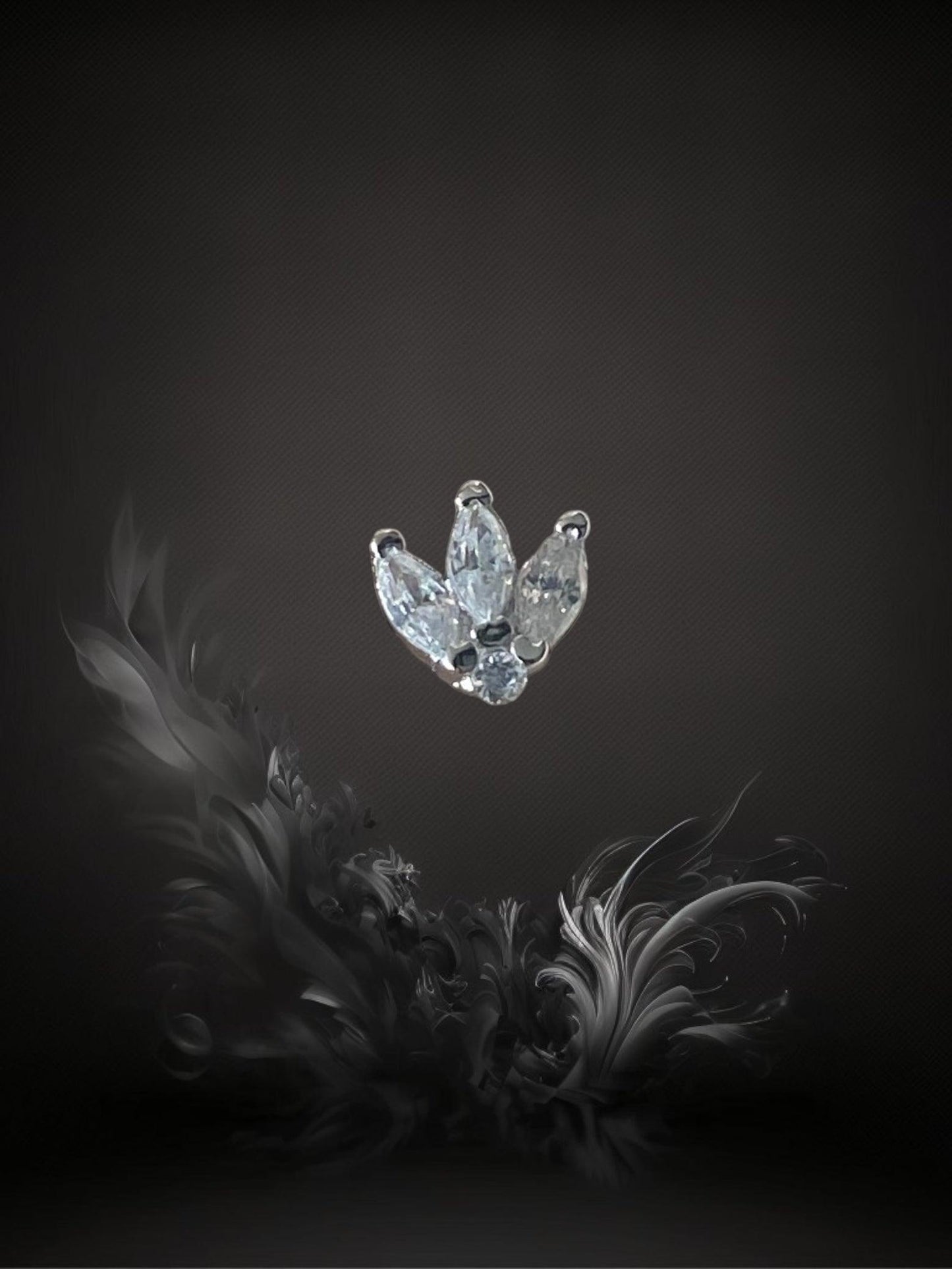 PUCE "NENUPHAR" - Argent - white LESE-MAJESTE