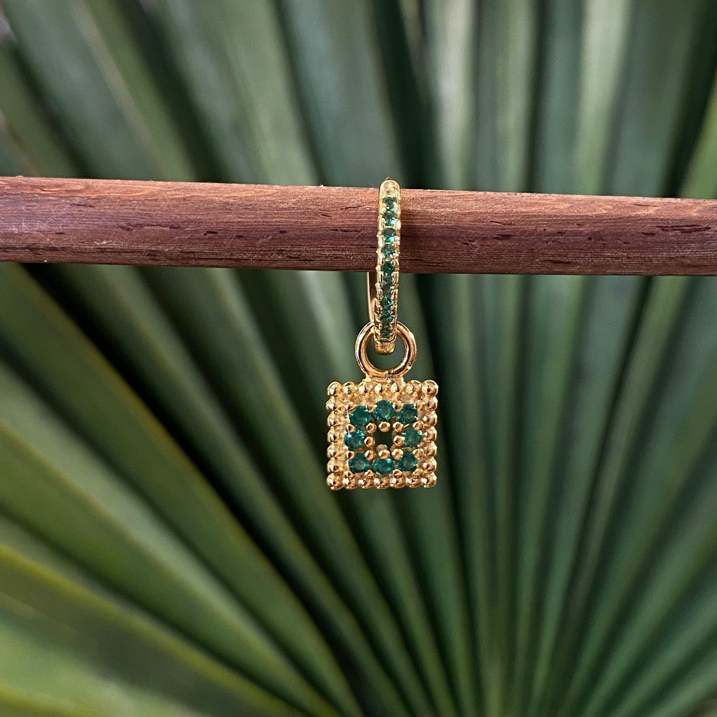 MINI CREOLE "Nil" - Argent plaqué or LESE-MAJESTE