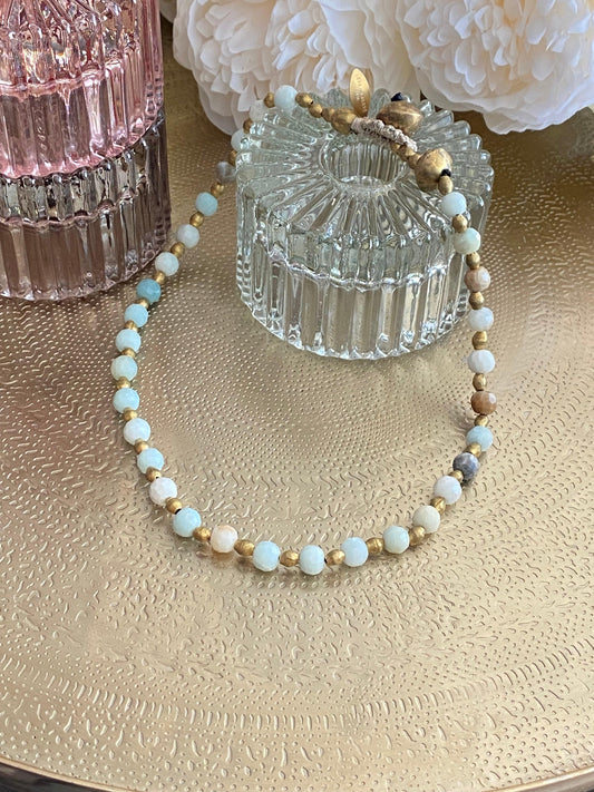 COLLIER "SALAMMBÔ" - Amazonite Lèse-Majesté