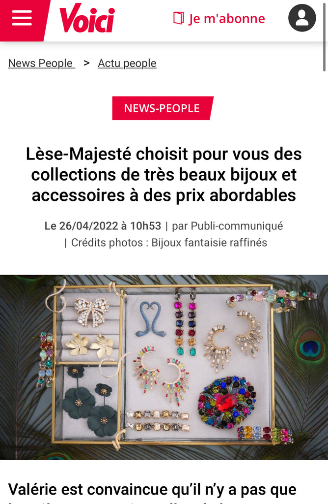 https://www.voici.fr/news-people/actu-people/lese-majeste-choisit-pour-vous-des-collections-de-tres-beaux-bijoux-et-accessoires-a-des-prix-justes-727962