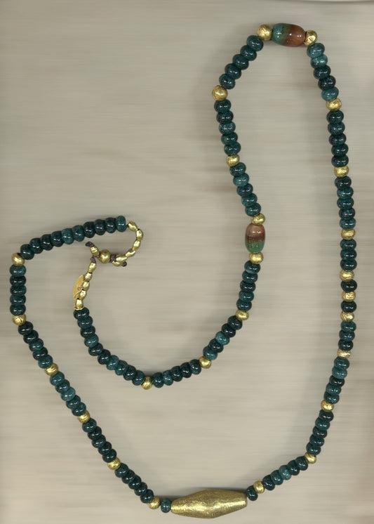 Byzance Élixir — Jaspe vert & Agate Paon Lèse-Majesté