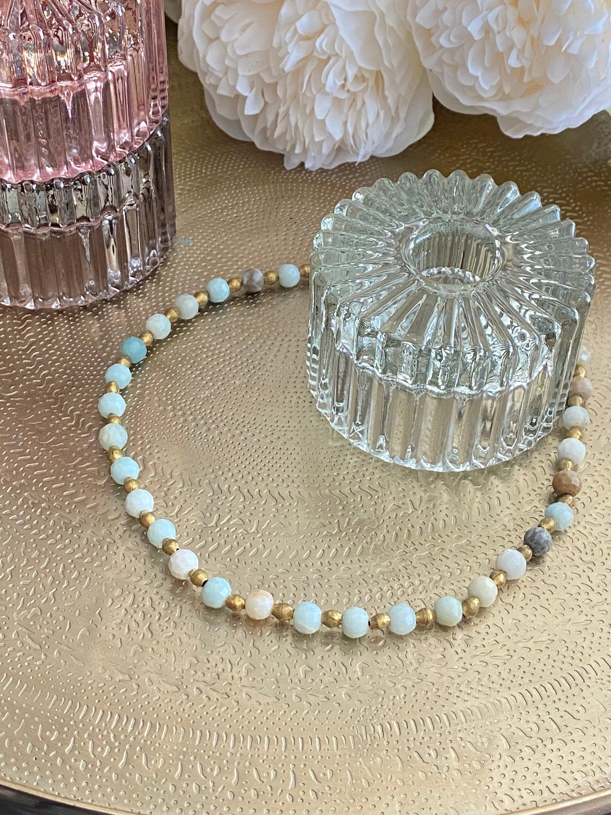 COLLIER "SALAMMBÔ" - Amazonite Lèse-Majesté