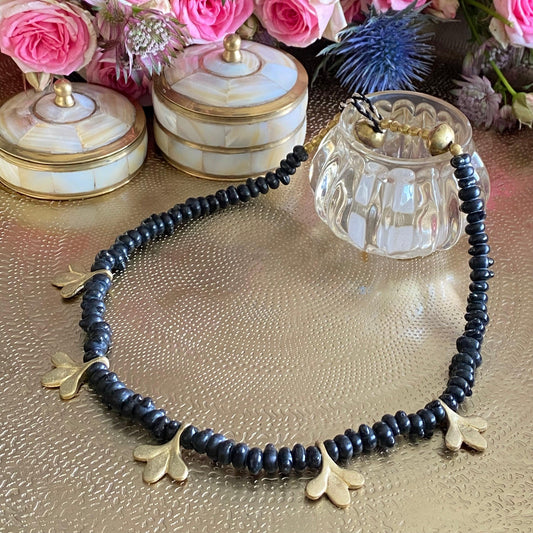 COLLIER" MALTE" - Noir mat Lèse-Majesté