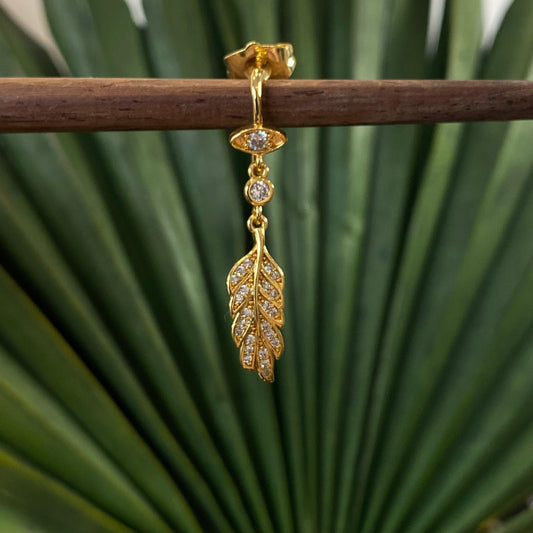 MINI CREOLE "BOHO" - Argent plaqué or LESE-MAJESTE