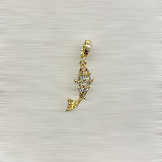 AMULETTE POISSON FORTUNE (doré / 4 CM) Lèse-Majesté