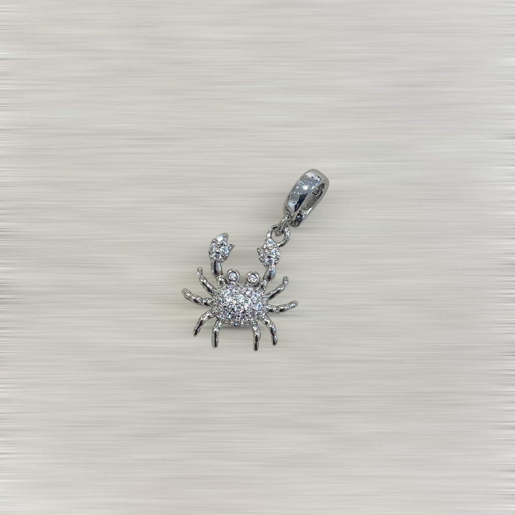 AMULETTE CRABE (argenté / 3 cm) Lèse-Majesté