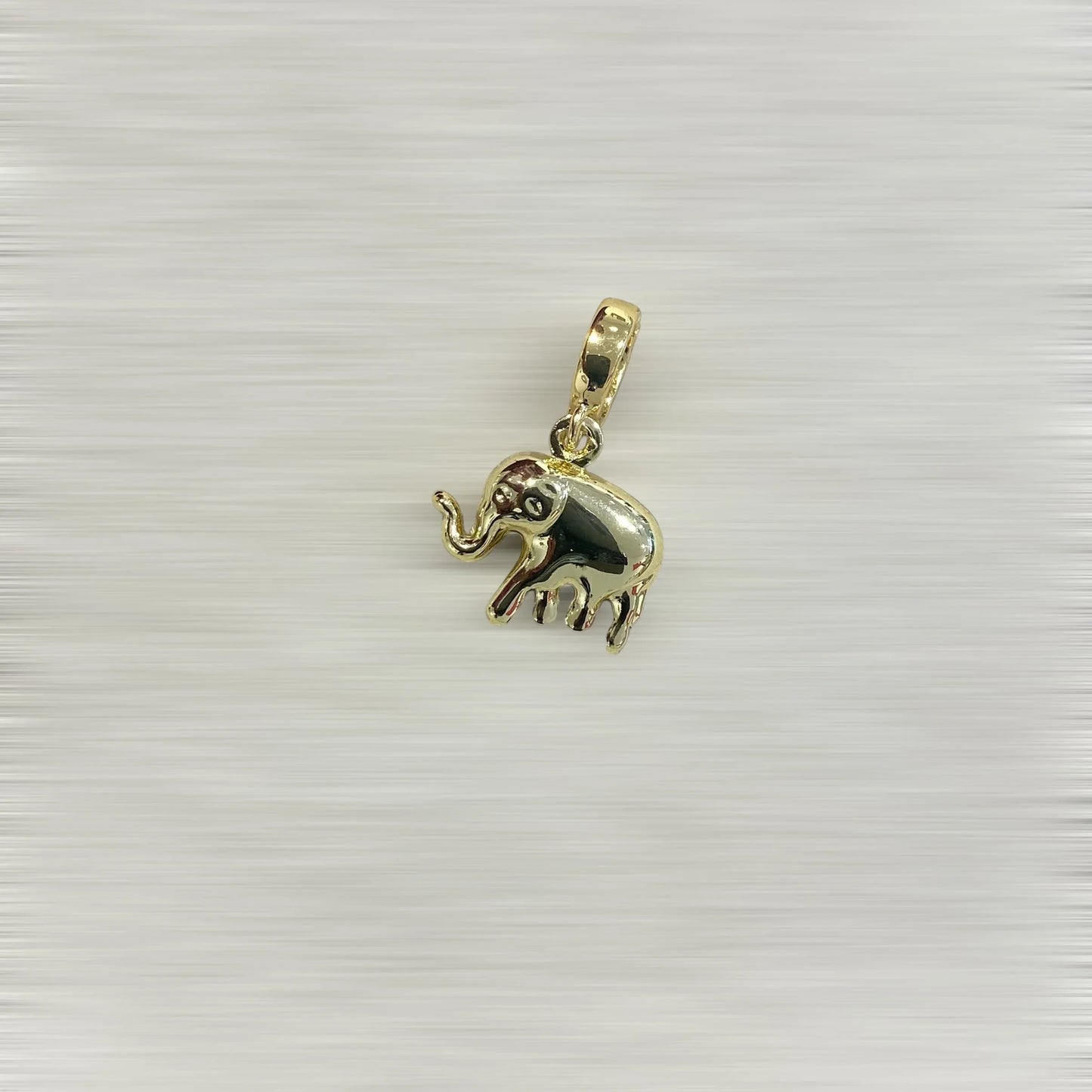 AMULETTE ÉLÉPHANT (doré / 3 cm) Lèse-Majesté