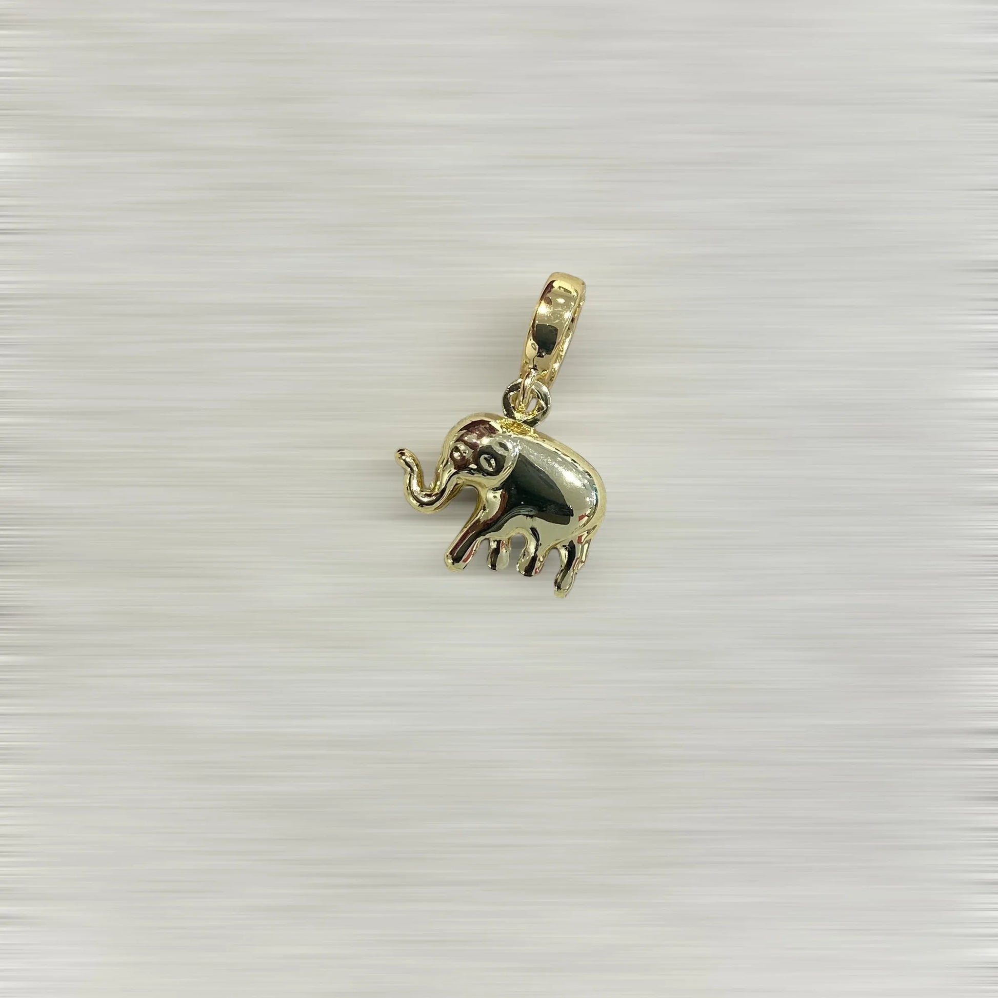 AMULETTE ÉLÉPHANT (doré / 3 cm) Lèse-Majesté