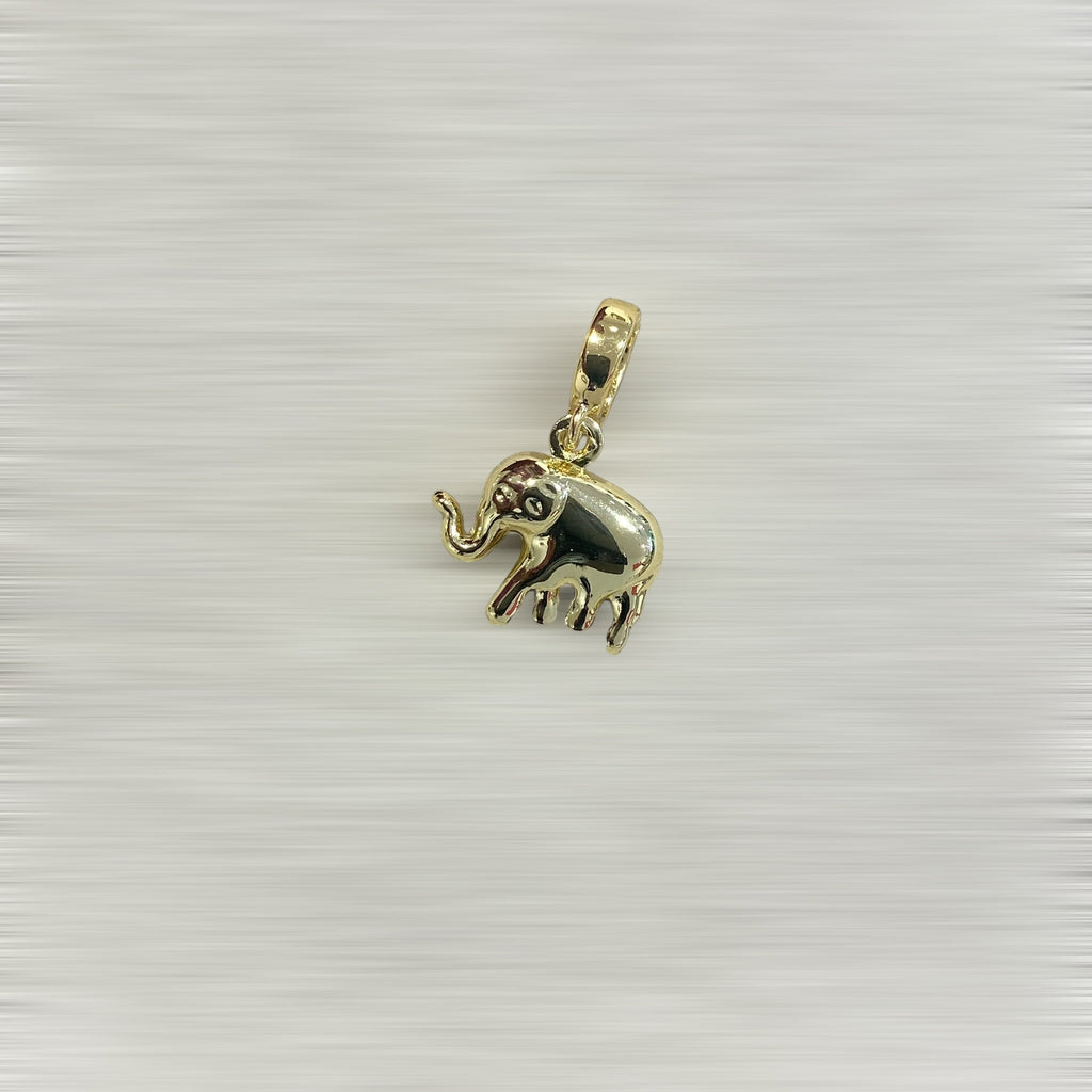 AMULETTE ÉLÉPHANT (doré / 3 cm) Lèse-Majesté