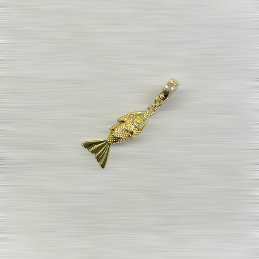 AMULETTE POISSON LIBERTÉ (doré / petit 3 cm) Lèse-Majesté