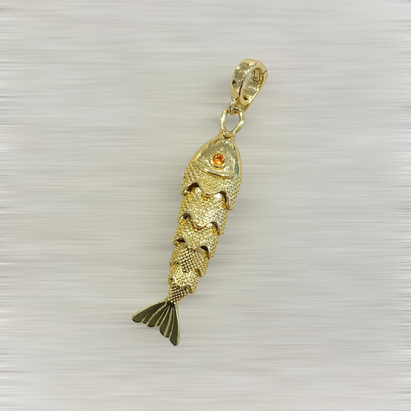 AMULETTE POISSON LIBERTÉ (doré / grand 5 cm) Lèse-Majesté