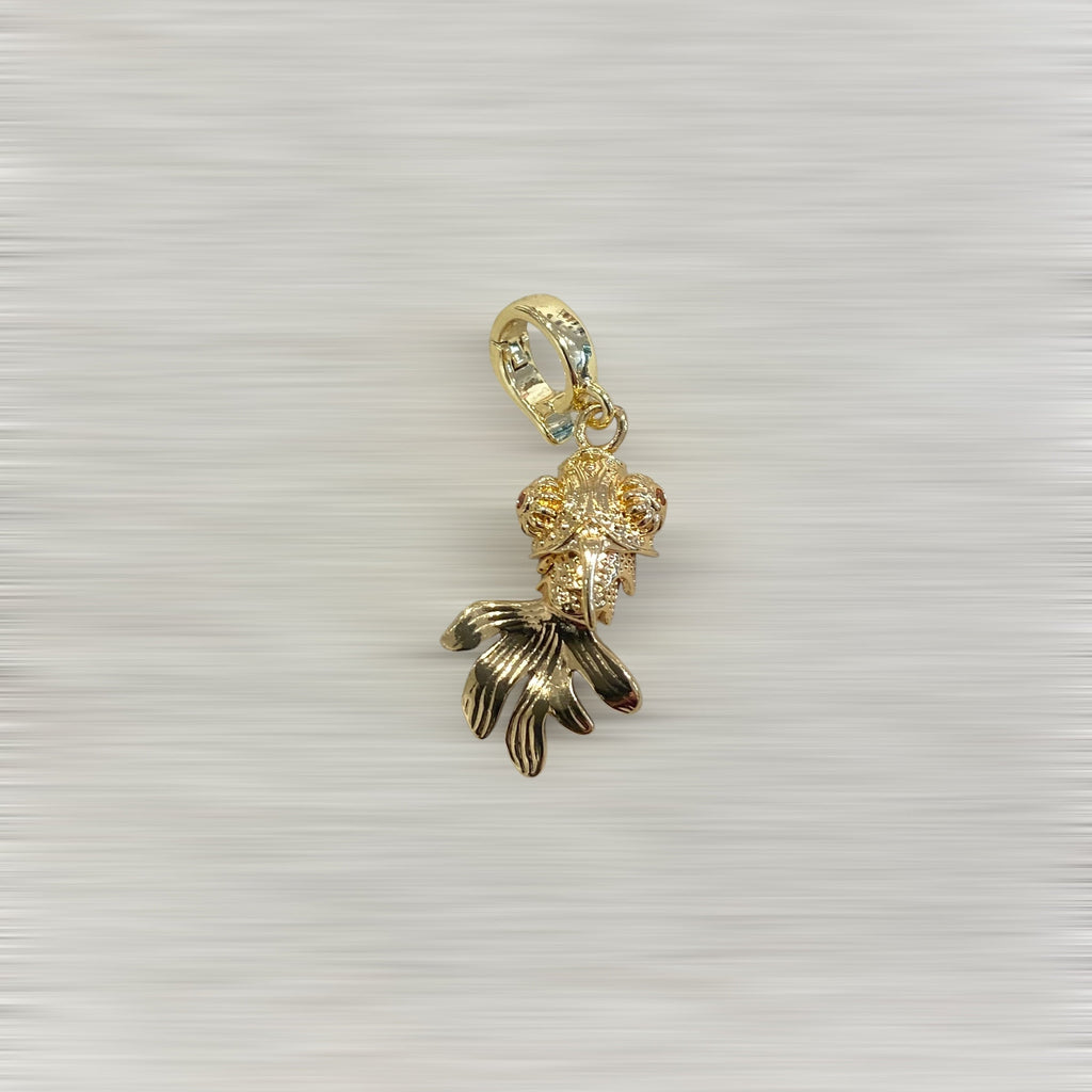 AMULETTE POISSON ÉQUILIBRE (doré / petit 3 cm) Lèse-Majesté