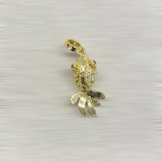 AMULETTE POISSON ÉQUILIBRE (doré / moyen 4 cm) Lèse-Majesté
