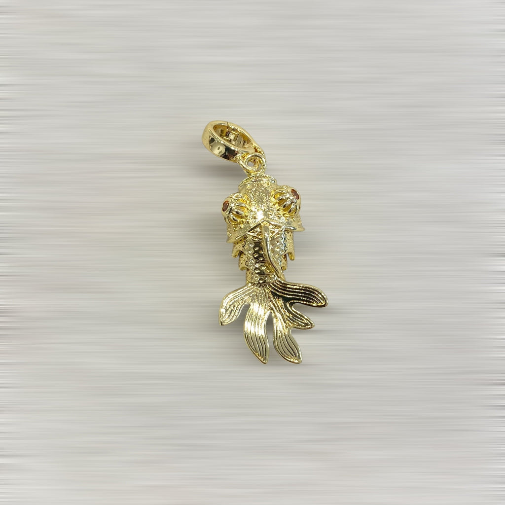 AMULETTE POISSON ÉQUILIBRE (doré / moyen 4 cm) Lèse-Majesté