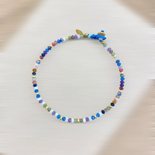 COLLIER ÉLIXIR (Mix pierres / Multicolore) – 40 CM Lèse-Majesté