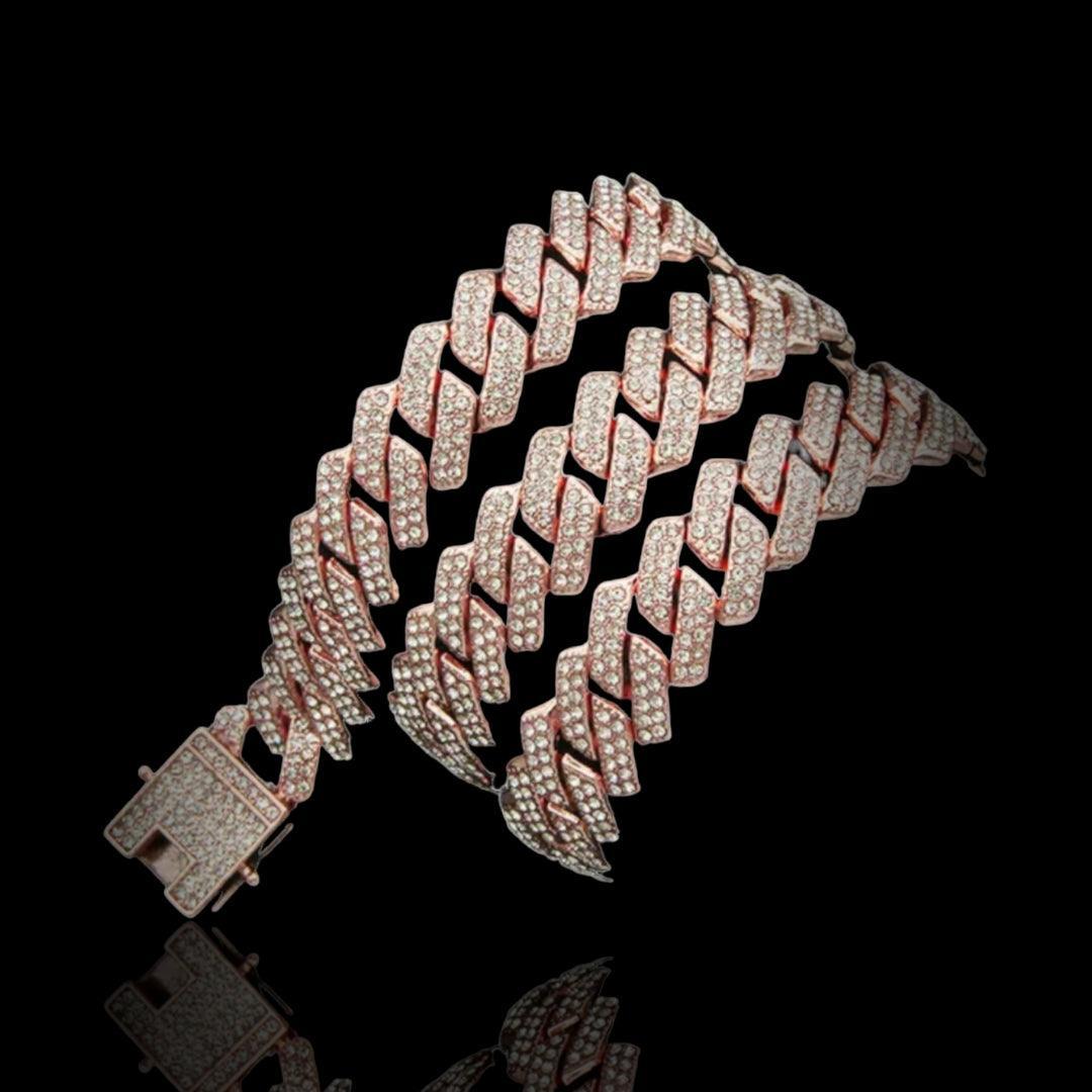 COLLIER " ROCKY" - Rosé Lèse-Majesté