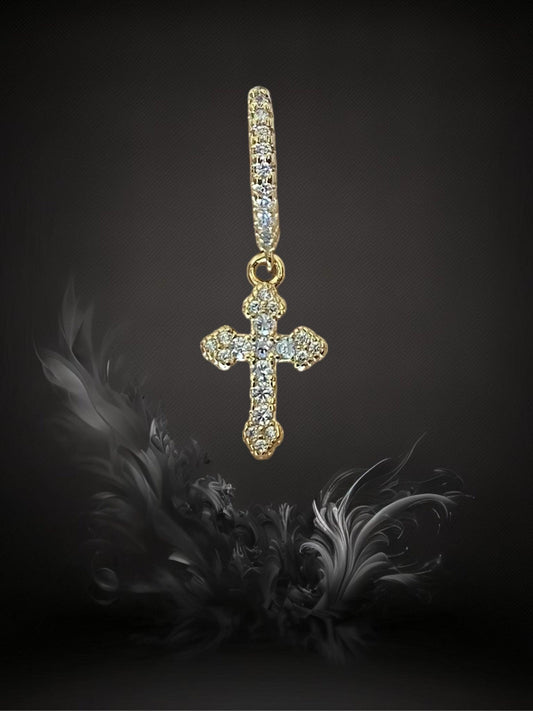 MINI CREOLE "ROMA" - Argent plaqué or LESE-MAJESTE