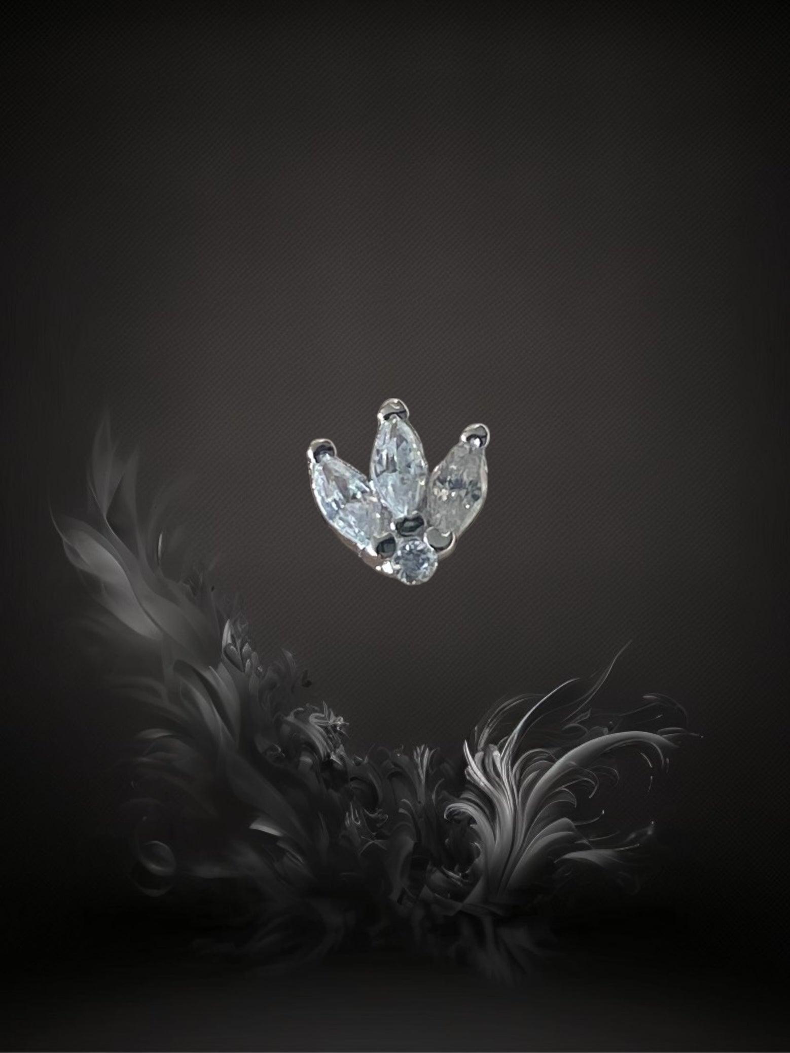 PUCE "NENUPHAR" - Argent - white LESE-MAJESTE