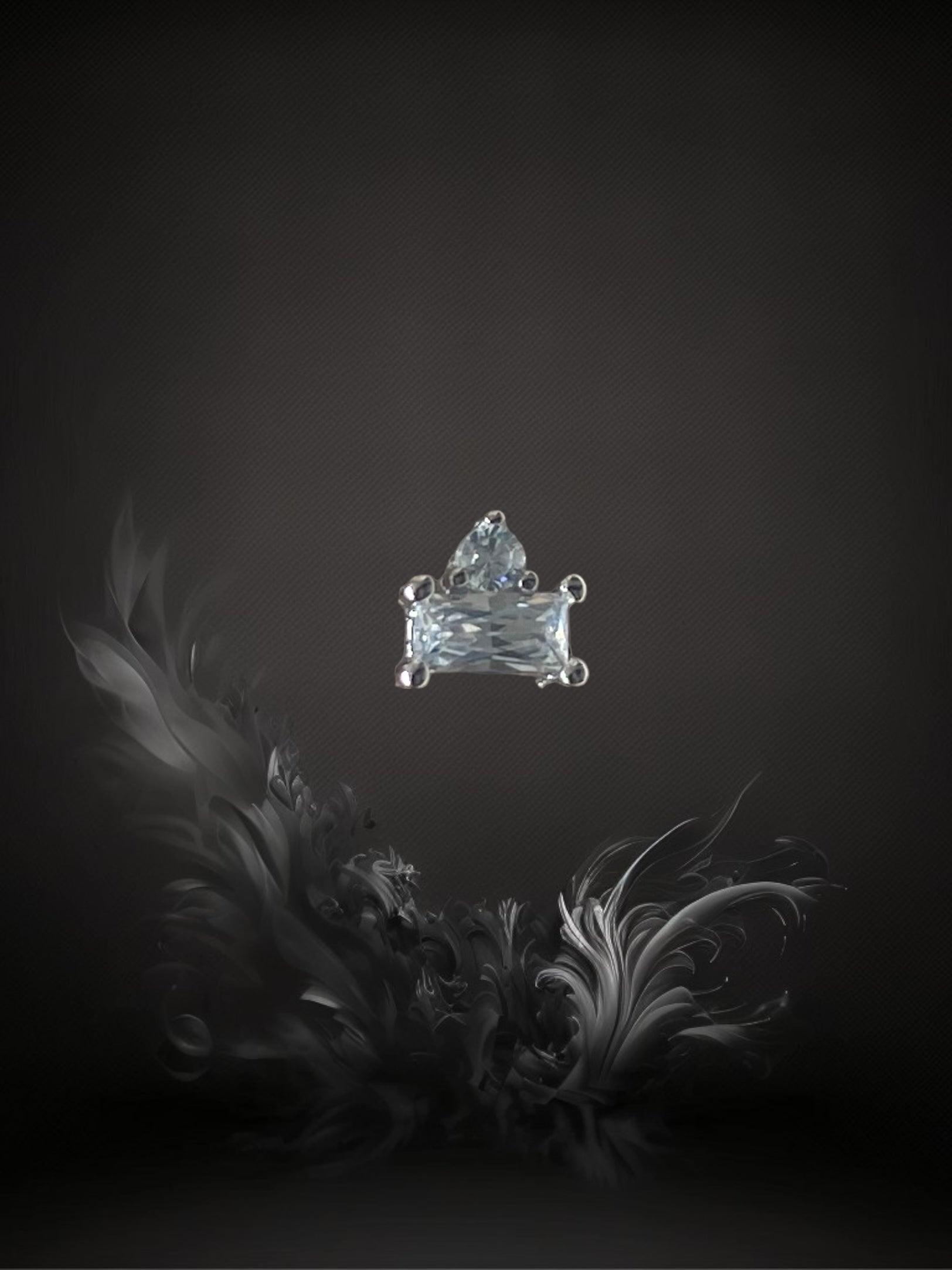PUCE "PETIT TAJ MAHAL" - Argent - white LESE-MAJESTE