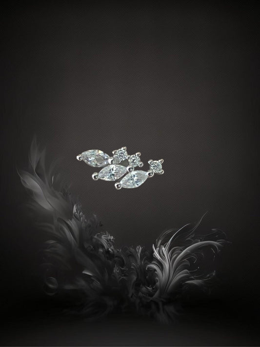 PUCE "SPARKLING WING" - Argent - white LESE-MAJESTE