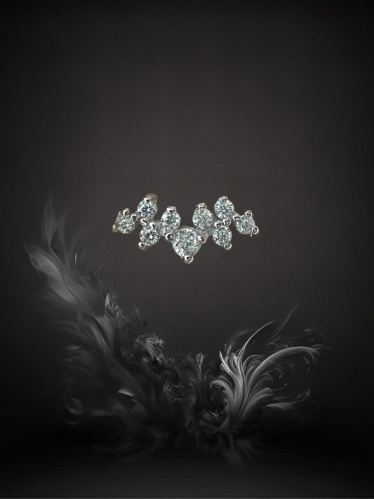 PUCE "STARDUST" - Argent - white LESE-MAJESTE