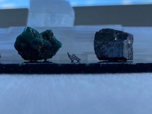 PUCE "THUNDER" zircons - Argent LESE-MAJESTE
